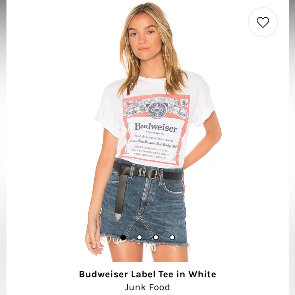 Junk Food Budweiser Tee